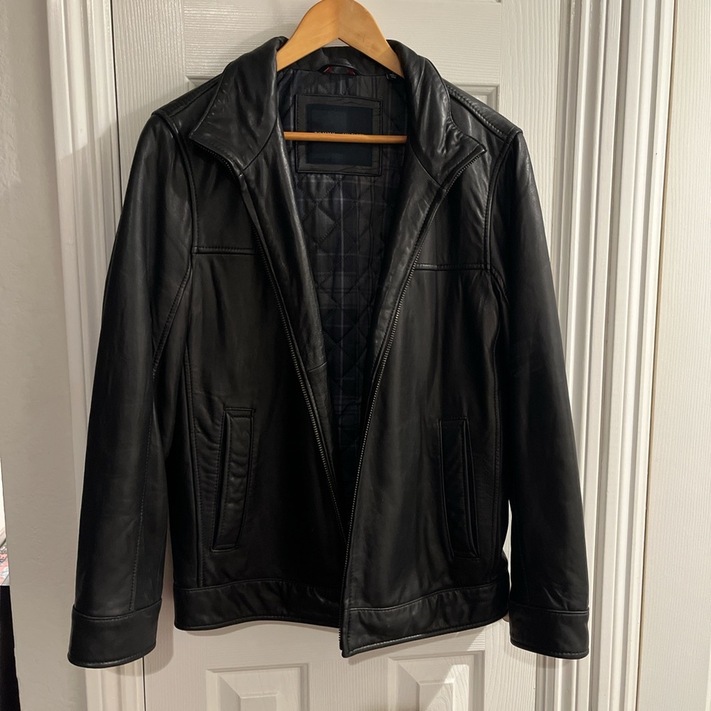 Tommy Hilfiger Black Leather Jacket